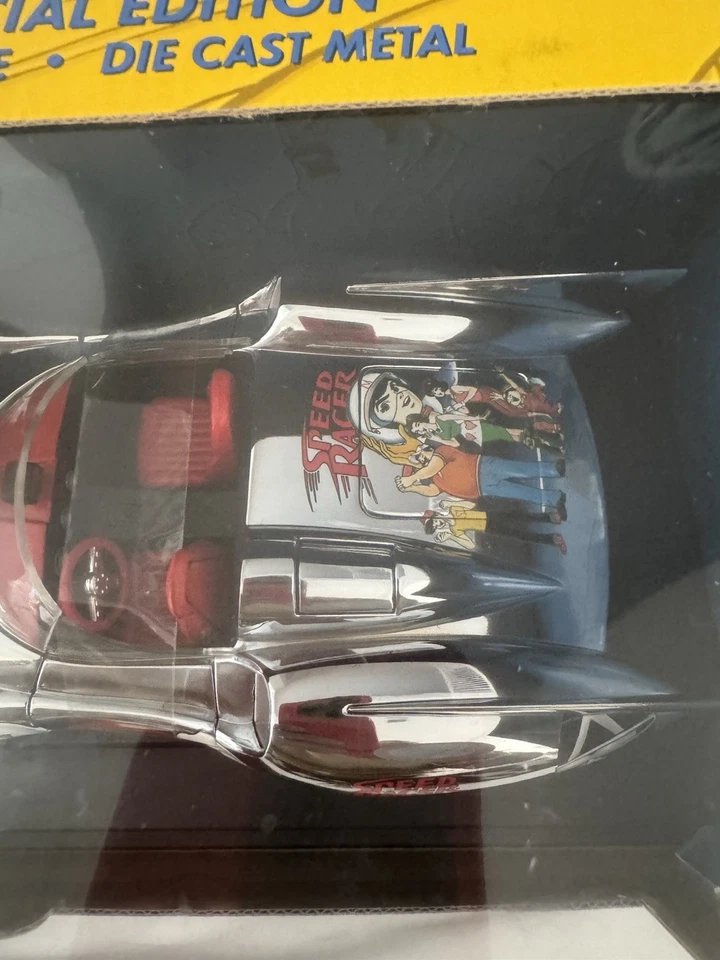 Speed Racer Mach 5 RARE Only 1,000 Made 1:18 Scale CHROME !!! - Image 3 of 4