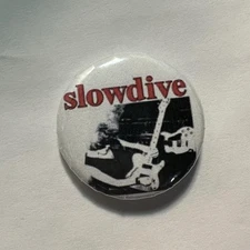 Slowdive Shoegaze Band Merch 1.25 Inch Button Pin Badge Handmade