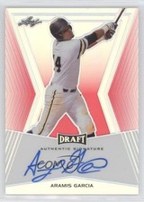 2014 Leaf Metal Draft Red Prismatic 1/5 Aramis Garcia #BA-AG1 Auto 0b0