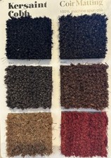 Kersaint Cobb Coir Entrance Matting 17mm | 6 Colours | Heavy Duty Coconut Door M