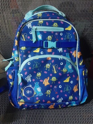 Simple Modern Disney Pixar Monsters Inc Kids Backpack Blue Fletcher School Bag