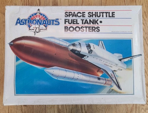 Vintage Monogram 1/72 Space Shuttle Fuel Tank Boosters Young Astronaut Model Kit