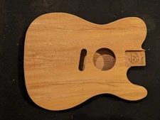 TL Guitar Body, Acoustic/Electric, Mahogany, MADE IN USA - #1-3641