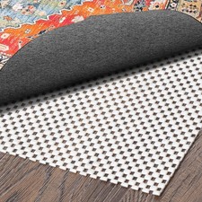 Carpet Padding 9x12FT Rug Pad for Hardwood Floors Thick 15mm Non-slip