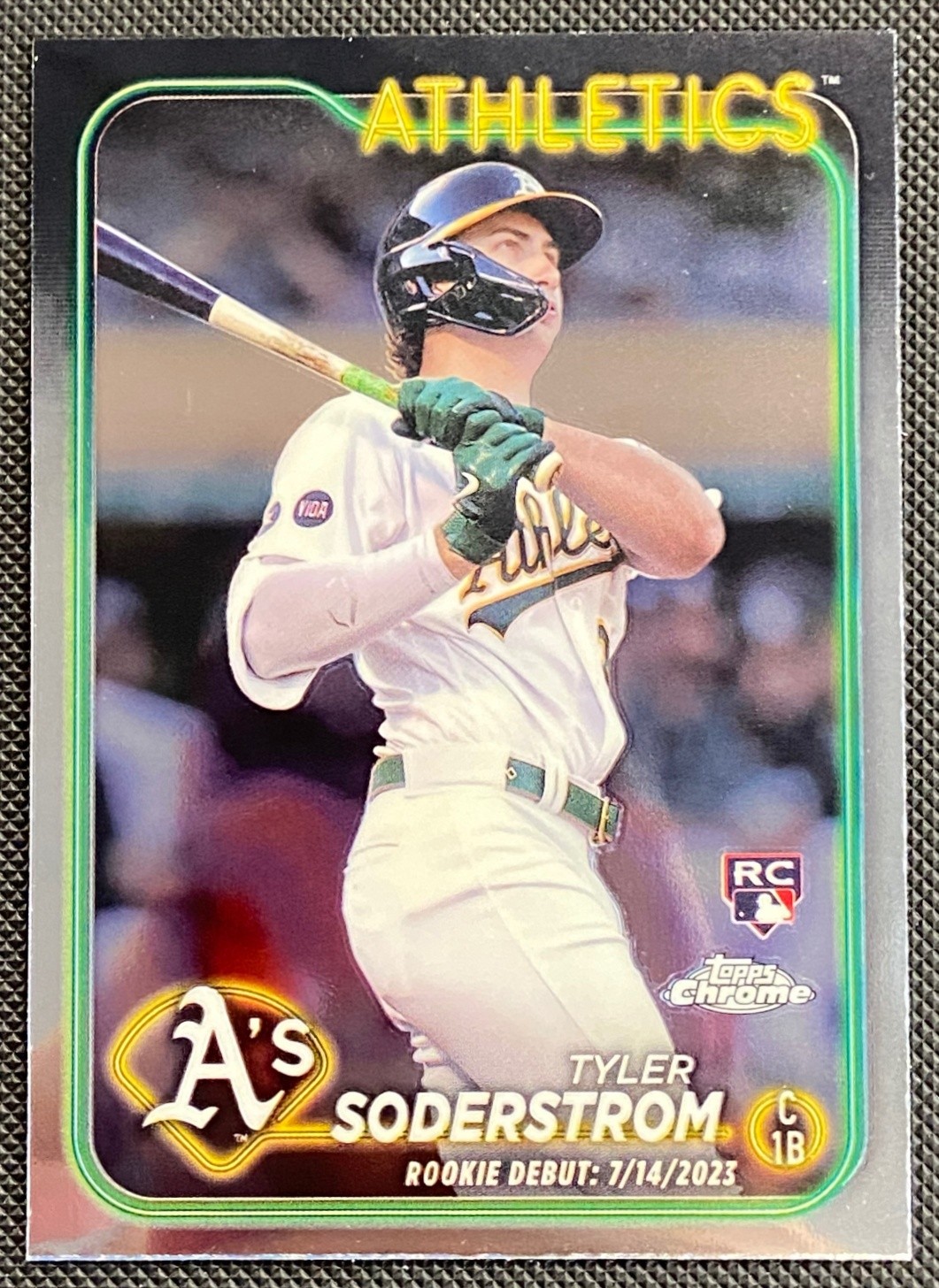 2024 Topps Baseball Chrome Update Tyler Soderstrom #USC22 RC Oakland Athletics