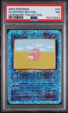 2002 POKEMON LEGENDARY COLLECTION #93 SLOWPOKE-REVERSE FOIL PSA 7