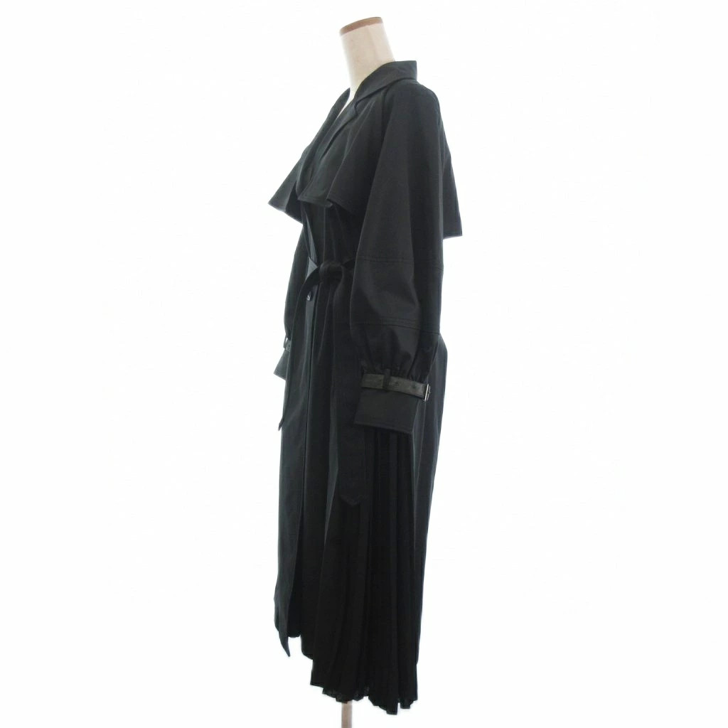 Used Ameri Vintage  Balloon Sleeve Pleats Trench … - image 2