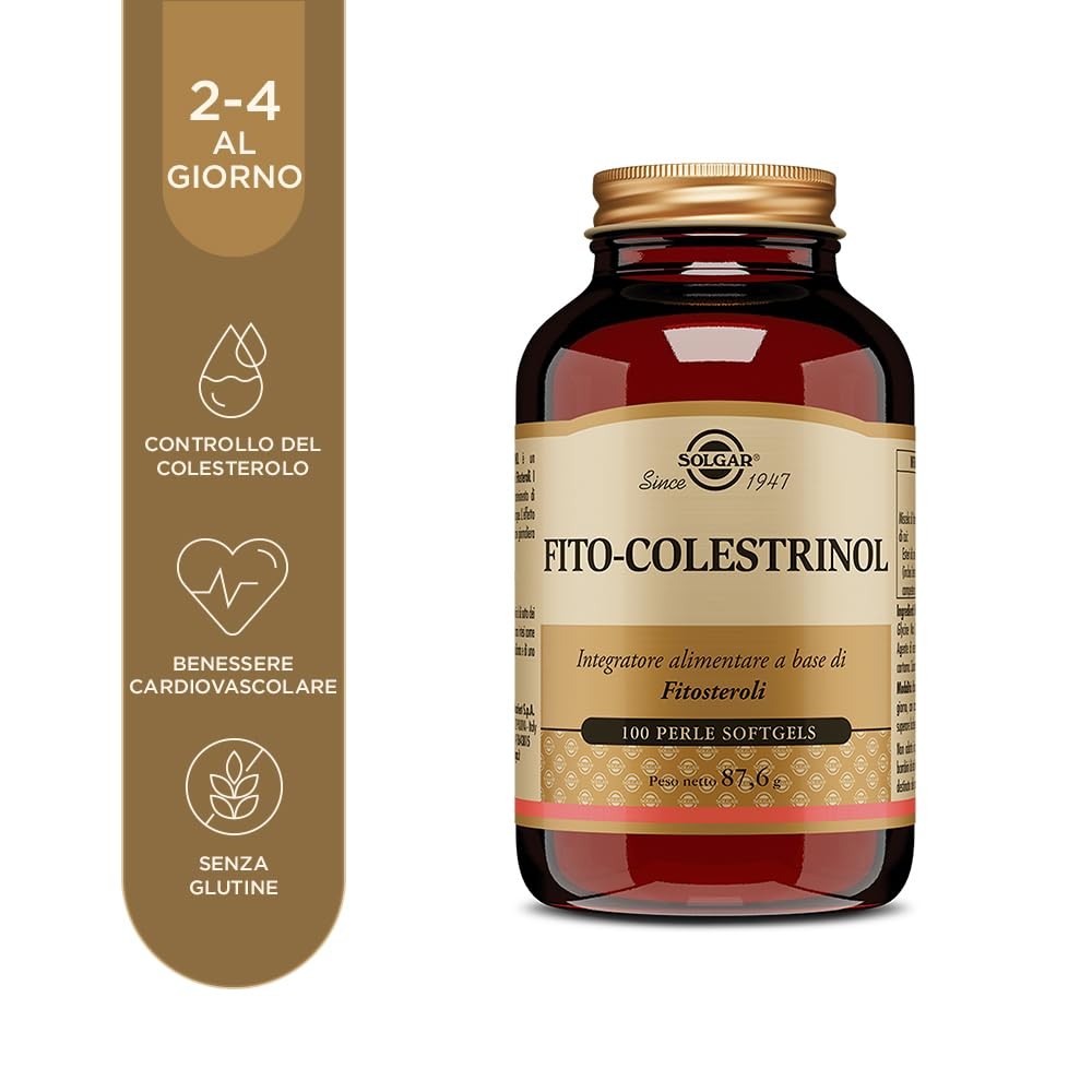 OFFERTA Solgar Fito-Colestrinol 100 Perle - Controllo Colesterolo Ora! - 2
