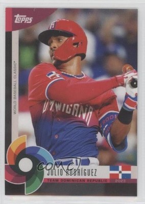 2023 Topps World Baseball Classic Global Stars Black Julio Rodriguez #48 16o7