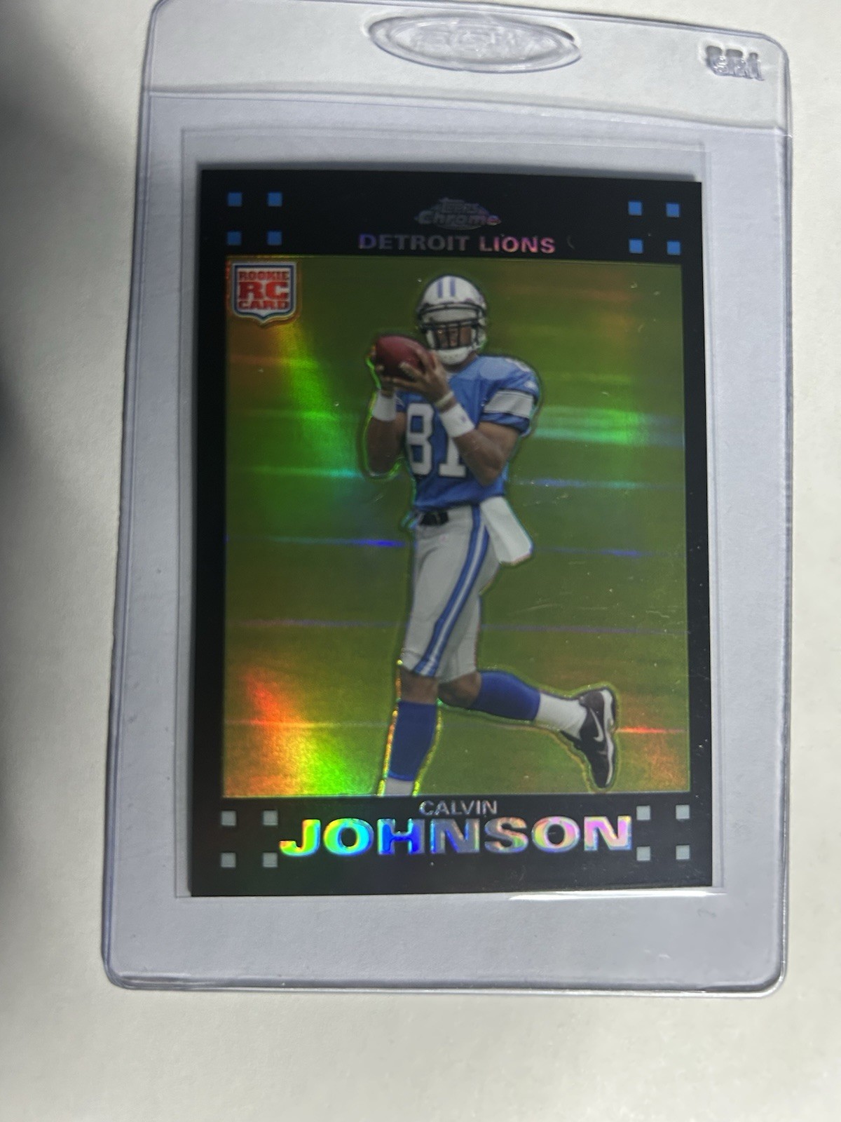 2007 Topps Chrome - Calvin Johnson #TC200 Refractor (RC)