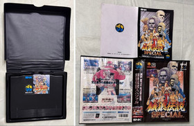 SNK Neo Geo AES Console w/ 2 Controllers 3 Games Samurai Spirits Tested Japan