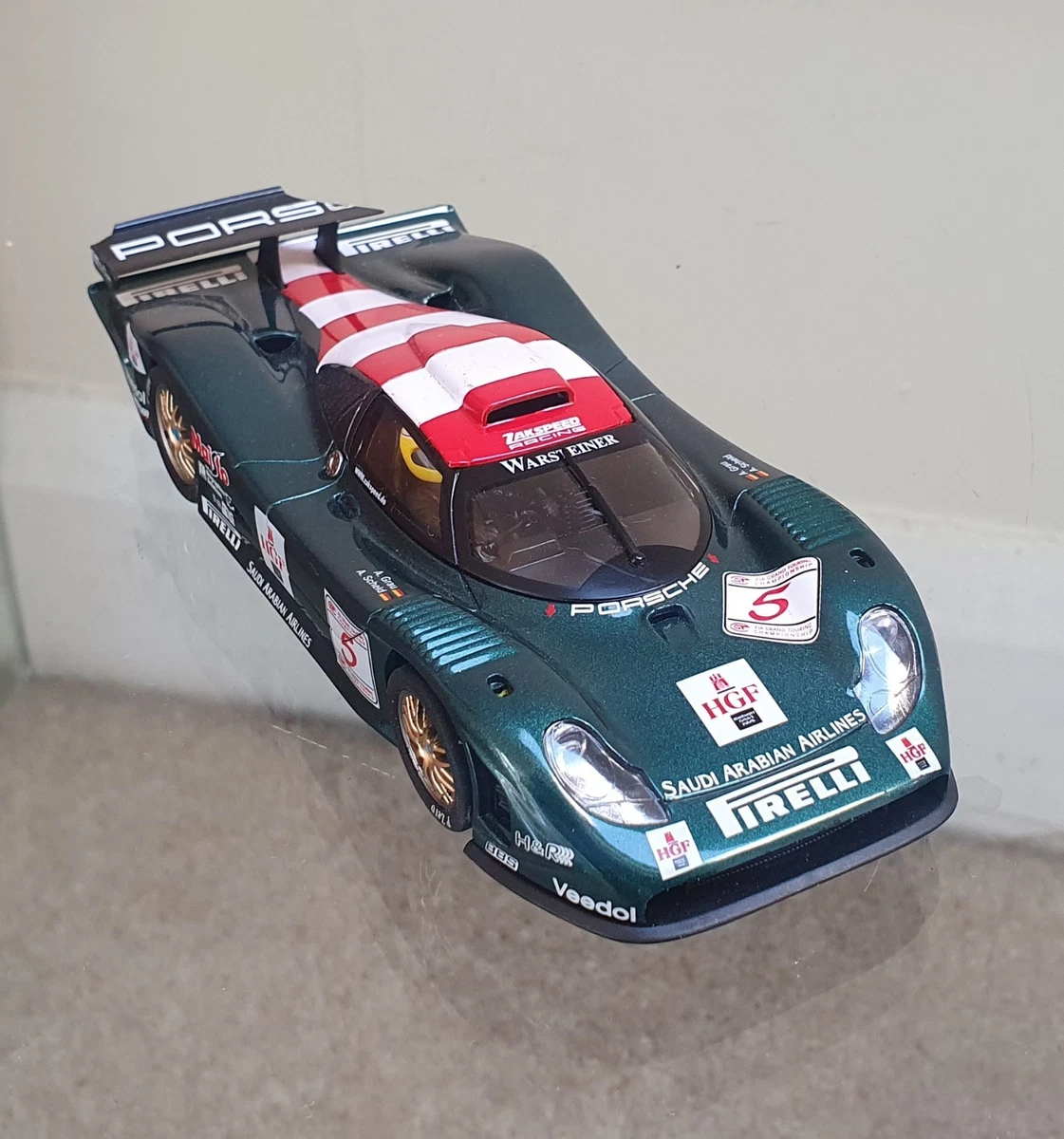 Slot Car Scalextric Porsche GT1 - Présentation 2000 (77/300) Échelle 1/32