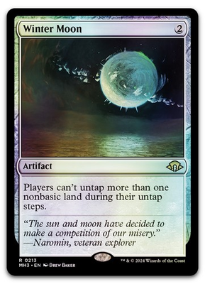 #ad #ad Winter Moon #213 Foil NM Modern Horizons 3 MH3 Magic MTG $4.29