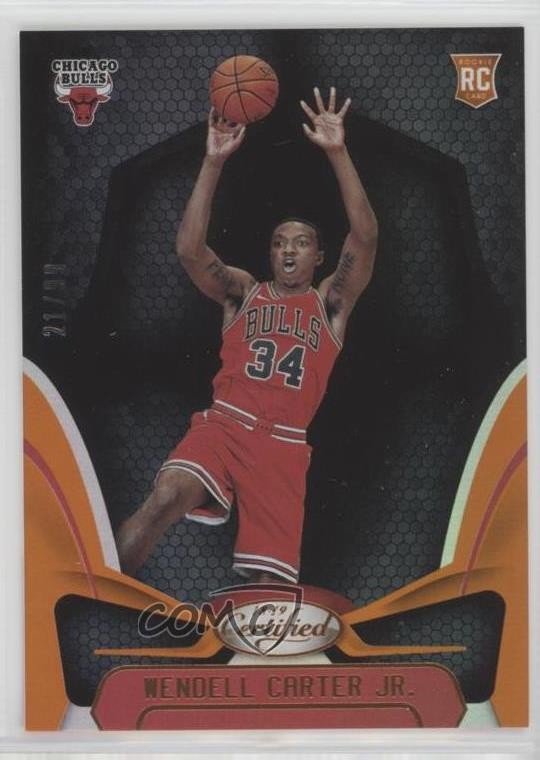 2018-19 Certified Mirror Orange 21/99 Wendell Carter Jr #157 12hz