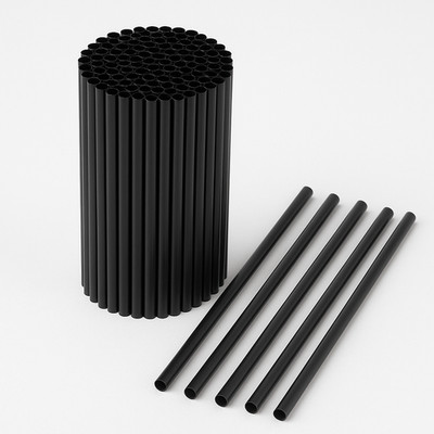 1000-5000 JUMBO  8mm Mehrweg Cocktail Trinkhalme Strohhalme aus Plastik