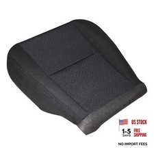 Driver Side Bottom Cloth Seat Cover Compatible with Chevrolet Silverado Black