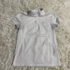 Child’s XL White Ariat Shirt Sleeve Horseback Riding Show Shirt