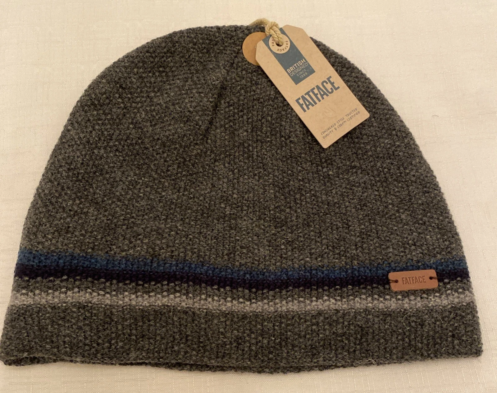 Fat Face Mens Luca Waffle Beanie Hat New
Opens in a new window or tab