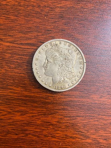 1896-O Morgan Silver Dollar XF Extra Fine Better Date Raw - Lot #42