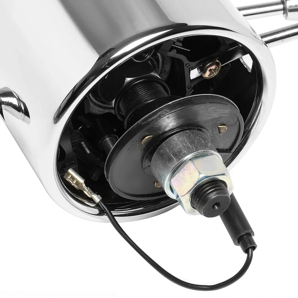 30" Tilt Steering Column Manual Floor Shift for 55-59 Chevy GM Hot Rod Chrome - Image 3 of 4