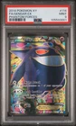 2014 POKEMON XY PHANTOM FORCES #114 FULL ART/GENGAR EX PSA 9