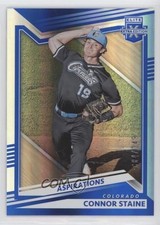 2022 Panini Elite Extra Edition Aspirations Blue 84/349 Connor Staine #146 9pa