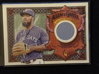 2022 Topps Allen & Ginter #AGRA-TH Teoscar Hernandez Full-Size Relics A Design