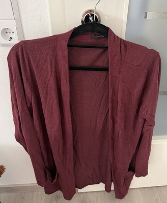 AMISU Damen Cardigan Gr. M Weinrot / New Yorker