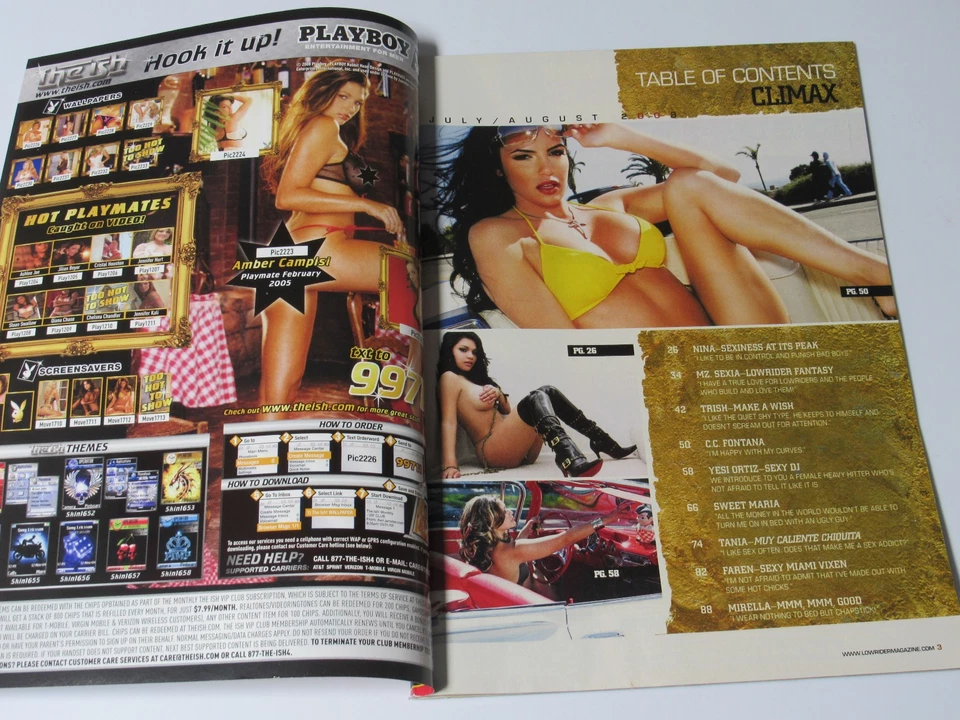 Lowrider Presents Girls Magazine Sept. 2008 bikini babes Hot buy2 get 1 FREE - Image 3 of 4