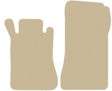 Vorne Autoteppiche für Mercedes CLC 2008-2011, Beige Velour