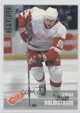 1999-00 ITG Be A Player Memorabilia Silver 229/1000 Tomas Holmstrom #132 1s7