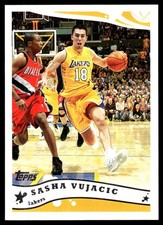 Sasha Vujacic 2005-06 Topps 1st Edition #141 Lakers NBA READ FREE SHIPPING