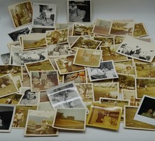Lot of 66 Vintage 1950s-1960s Family Photos Black White Color Snapshots