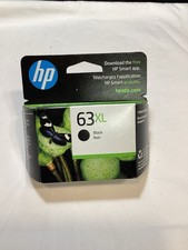 HP 63XL Black Ink Cartridge F6U64AN NEW GENUINE
