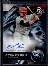 2023 Bowman Platinum Top Prospects Autographs Jimmy Crooks III #TOP-37