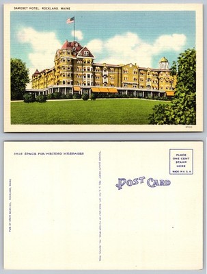 Samoset Hotel Rockland Maine Postcard