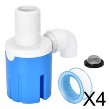4x Float Valve Pool Auto Fill Float Valve Garden Hose  for Controller