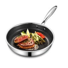 10-Inch Hybrid Nonstick Frying Pan, Stay-Cool Handle, Oven Safe, PFOA Free