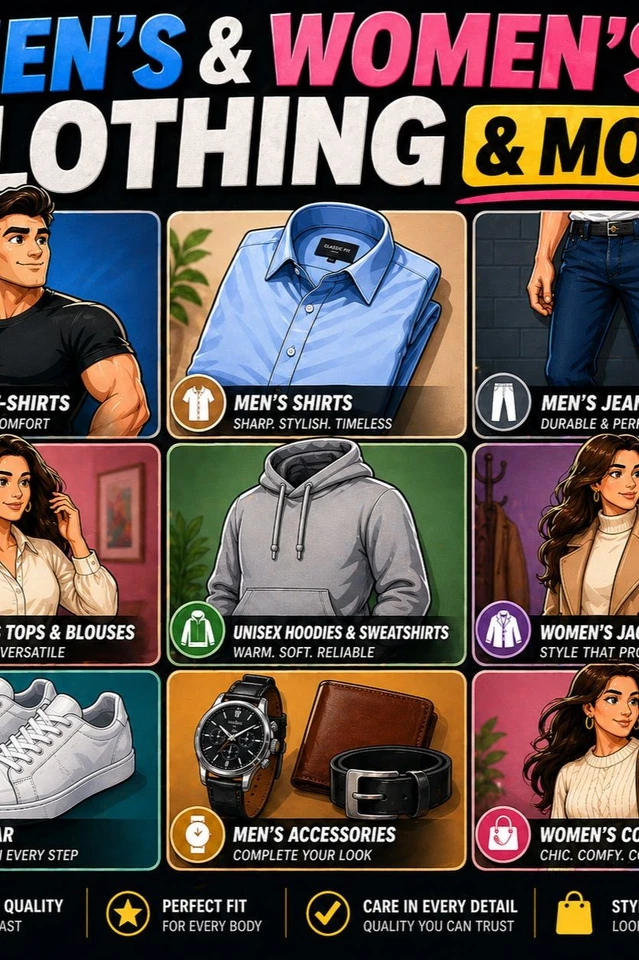 Happy Wednesday! Men's & Women's Clothing LIVE