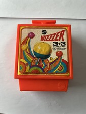 Vintage 1969 Mattel WIZZZER Spinning Top Lot Of 6 With Game Case