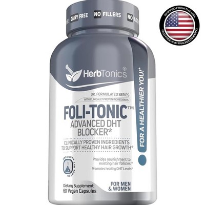 Nourishing Hair Growth Formula | 10,000mcg Biotin &  DHT Blocker (60 Caps)
