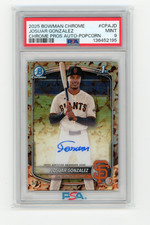 2025 Bowman Chrome Josuar Gonzalez 1st Prospect Popcorn AUTO #5/5 SSP PSA 9 MINT