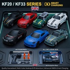 KF20 1/64 Mini GTR RC Drift Car 2.4G 4WD High Speed Remote Control Racing Toy
