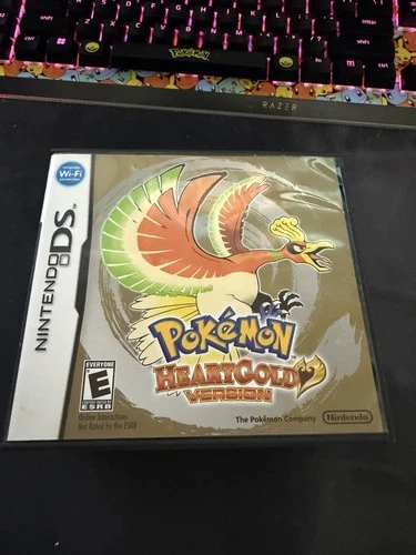 Pokémon HeartGold (Nintendo DS) Complete CIB All Inserts Authentic Tested