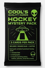 NHL Mystery Pack 2 Guarantee Autos And Guarantee Slab! 5 Cards Total Must Have!
