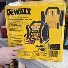 DEWALT Portable Power 2000 Peak Amp Jump Starter w/Digital Compressor