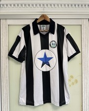 Vintage Newcastle United 1982 Score Draw Soccer Jersey Football Shirt Kit Size L