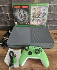 Microsoft Xbox One S 1681 Grey 500GB Controller Power Lead Games Included Tested
