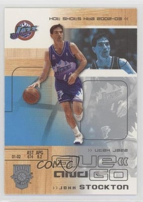 2002-03 Fleer Hot Shots Give and Go John Stockton Karl Malone #128 HOF 0q3