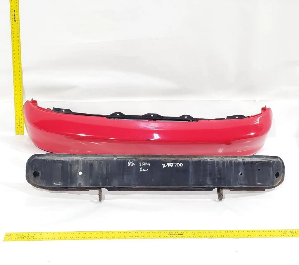 Parachoques trasero Toyota Celica GTS 1990 1991 1992 1993 OEM Liftback rojo 3E5 Foto 3 de 4